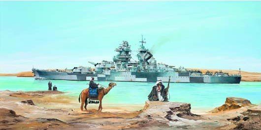 French Battleship Richelieu TRUMPETER