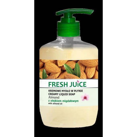 Fresh Juice, kremowe mydło w płynie Almond z olejkiem migdałowym, 460 ml Fresh Juice