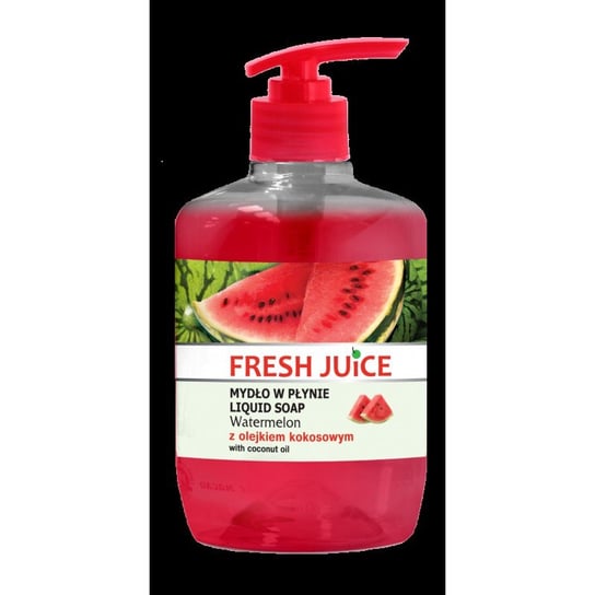 Fresh Juice, kremowe mydło w płynie Watermelon z olejkiem kokosowym, 460 ml Fresh Juice