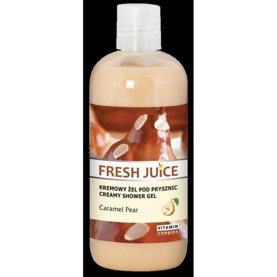 Fresh Juice, kremowy żel pod prysznic Caramel Pear, 500 ml Fresh Juice
