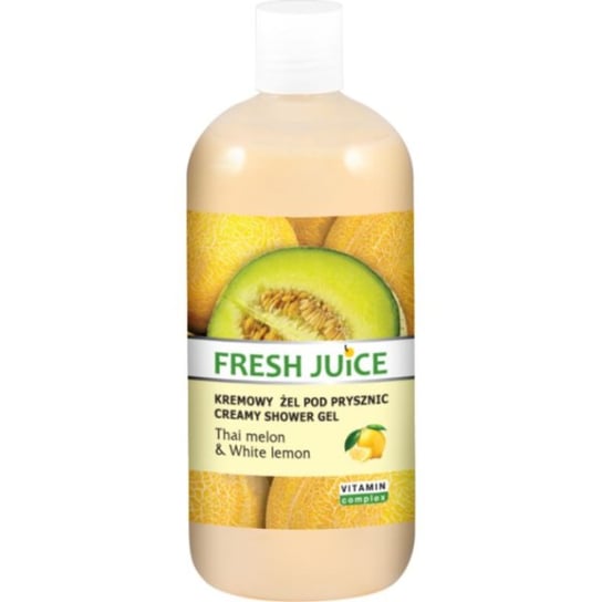 Fresh Juice, kremowy żel pod prysznic Melon i Biała cytryna, 500 ml Fresh Juice