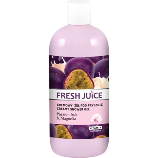 Fresh Juice, kremowy żel pod prysznic Passion Fruit i Magnolia, 500 ml Fresh Juice