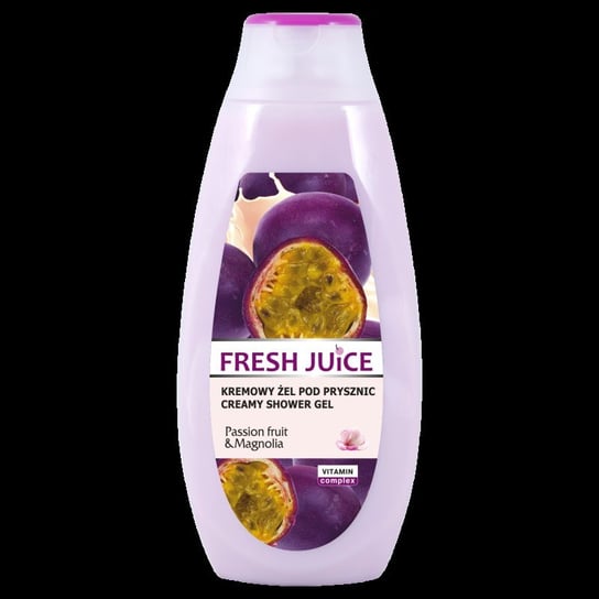 Fresh Juice, kremowy żel pod prysznic Passion Fruit & Magnolia, 400 ml Fresh Juice