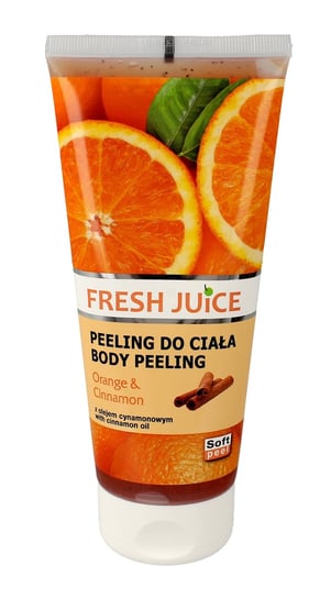 Fresh Juice, peeling do ciała Orange & Cinnamon, 200 ml Fresh Juice