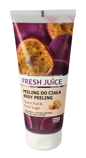 Fresh Juice, peeling do ciała Passion Fruit & Brown Sugar, 200 ml Fresh Juice