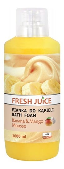 Fresh Juice, pianka do kąpieli Banana & Mango, 1000 ml Fresh Juice