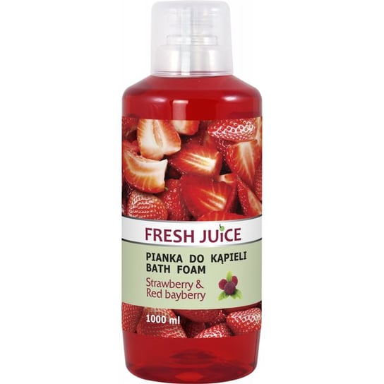 Fresh Juice - Pianka do Kąpieli Truskawka + Red Bayberry 1000 ml Fresh Juice