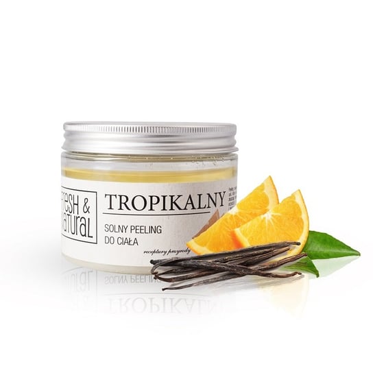 Fresh&natural, Peeling do ciała solny Tropikalny, 550 g Fresh&Natural