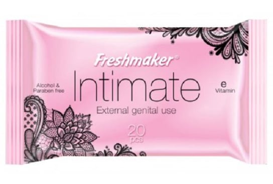 Freshmaker, Intimate, Chusteczki nawilżane do higieny intymnej, 20 szt. Freshmaker