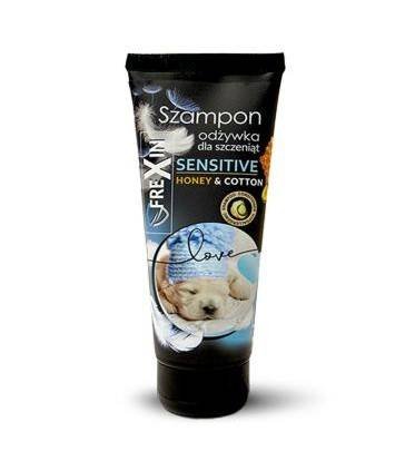 Frexin Szampon Sensitive + Odżywka dla szczeniąt honey & cotton 220g Frexin