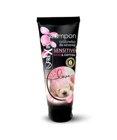 Frexin Szampon Sensitive + Odżywka dla szczeniąt rose & cotton 220g Frexin