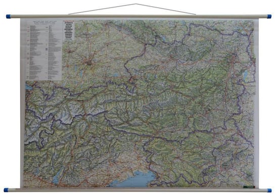 Freytag&Berndt, Austria mapa ścienna samochodowa 1:500 000 Freytag&Berndt