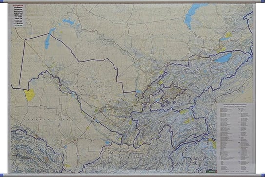 Freytag&Berndt, mapa ścienna Azja Środkowa, 1:1 500 000 Freytag&Berndt