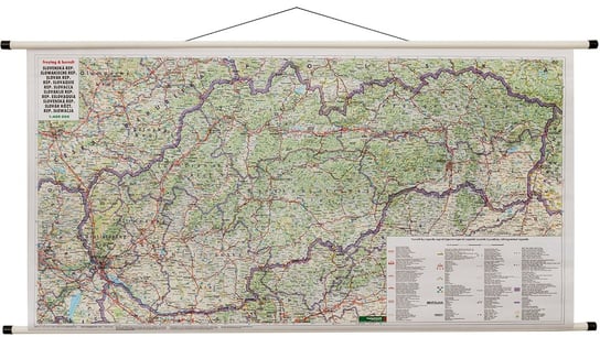 Freytag&Berndt, mapa ścienna samochodowa Słowacja, 1:400 000 Freytag&Berndt