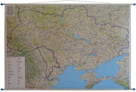 Freytag&Berndt,  mapa ścienna samochodowa Ukraina Mołdawia, 1:1 000 000 Opracowanie zbiorowe