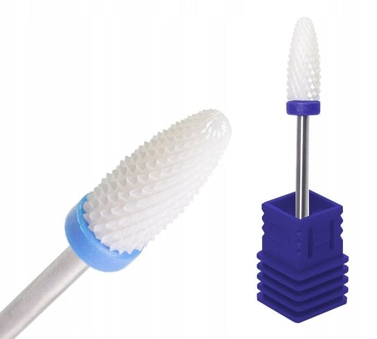 Frez Ceramiczny Do Ściągania Hybryd Żelu Średni Stożek Zaokrąglony Puderek