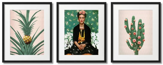 Frida Kahlo, Plakaty Z Kaktusem I Ananasem DEKORAMA