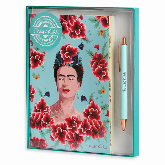 Frida Kahlo, Zestaw, notes i długopis, portret, 80 kartek Empik