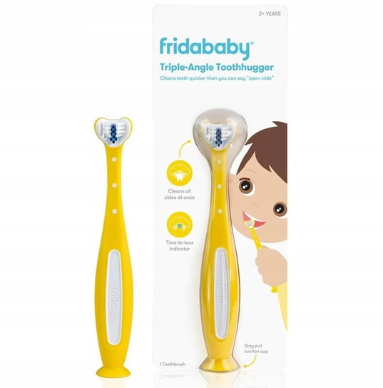 Fridababy Tooth Hugger 3D Szczoteczka Do Zębów Żółta FRI23 0164 Frida Baby