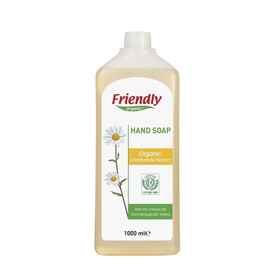 Friendly Organic, delikatne mydło do rąk rumiankowe, 1000 ml Friendly Organic