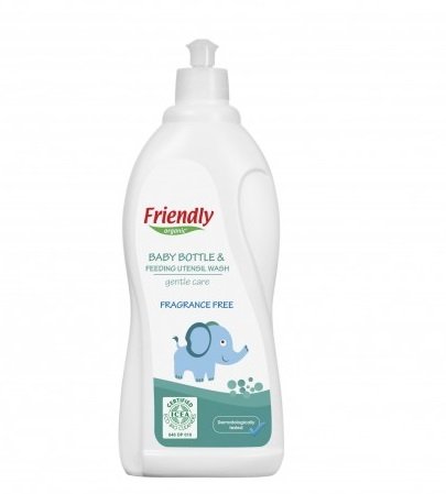 Friendly Organic, Płyn do mycia butelek dziecięcych, bezzapachowy, 750 ml Friendly Organic