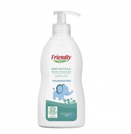 Friendly Organic, Płyn do mycia butelek dziecięcych, bezzapachowy, Dispenser, 300 ml Friendly Organic