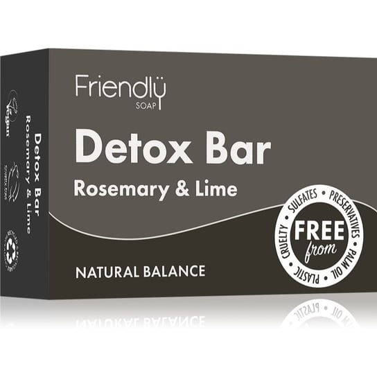 Friendly Soap Detox Bar Rosemary & Lime mydło naturalne 95 g Inna marka