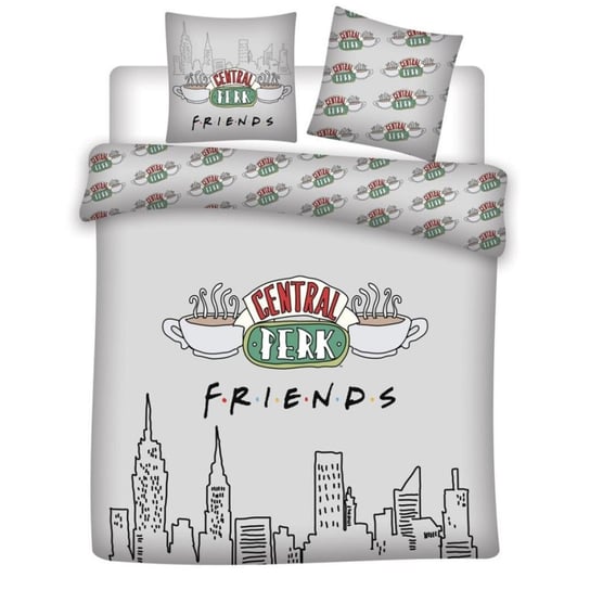 friends - poszwa na kołdrę 240x220 - central perk '100% microfiber' Inna marka