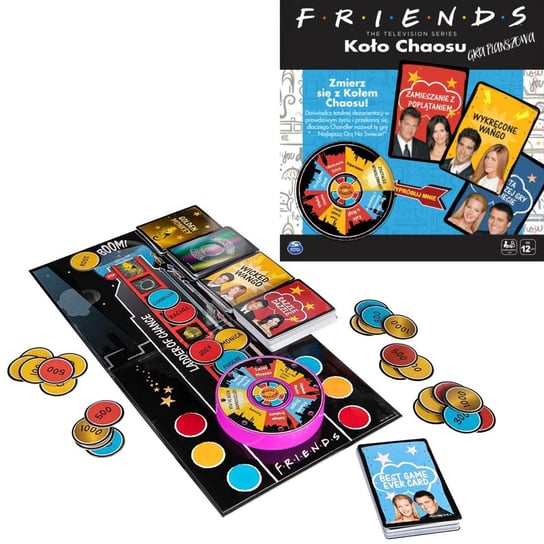 Friends Przyjaciele Gra Planszowa Koło Chaosu Spin Master