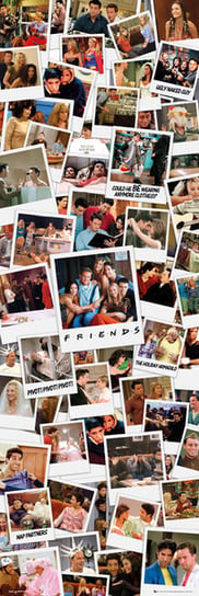 Friends Przyjaciele Kolaż Zdjęć Polaroid - plakat 53x158 cm Inny producent