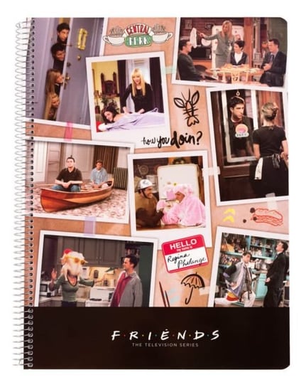 Friends - zeszyt A4 w kratkę 21x29,7 cm Friends