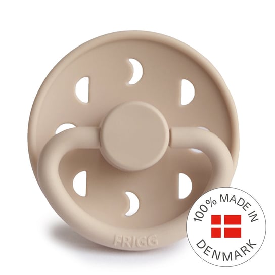 Frigg Smoczek dla niemowlaka silikonowy okrągły Moon croissant 6m+ Frigg