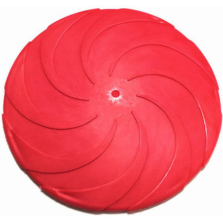 Frisbee latający dysk dla psa zabawka gryzak czerwone 21 cm Mersjo