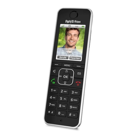 FRITZ!Fon C6 - Telefon bezprzewodowy DECT czarny Smart Home FRITZ!