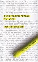 From Dissertation to Book, Second Edition Germano William