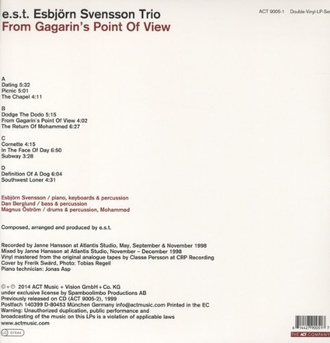 From Gagarin's Point of View, płyta winylowa Esbjorn -Trio- Svensson