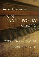From Vocal Poetry to Song Surmont Jean Nicolas