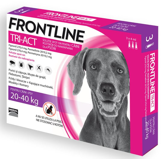 FRONTLINE Tri-Act L 20-40kg (pipeta 3 x 4ml) FRONTLINE