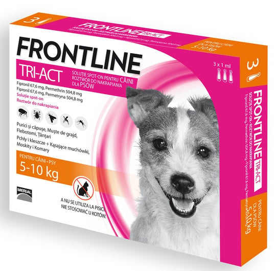 FRONTLINE Tri-Act S 5-10kg (pipeta 3 x 1ml) FRONTLINE