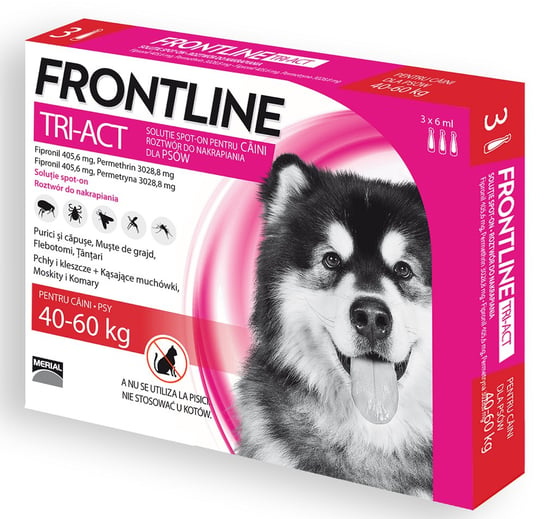 FRONTLINE Tri-Act XL 40-60kg (pipeta 3 x 6ml) FRONTLINE
