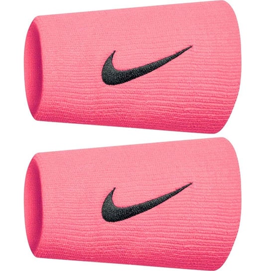Frotka na rękę Nike Swoosh Wristbands różowa 2szt N1586677OS Nike