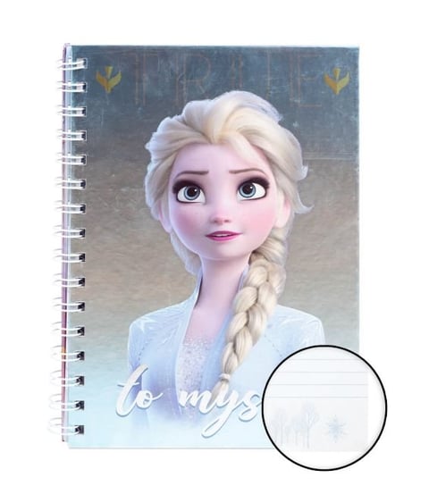 Frozen 2 Sisters Notes A5 z metaliczną okładką 14,8x21 cm Frozen - Kraina Lodu