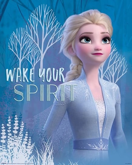 Frozen 2 Wake Your Spirit Elsa - plakat 40x50 cm Frozen - Kraina Lodu