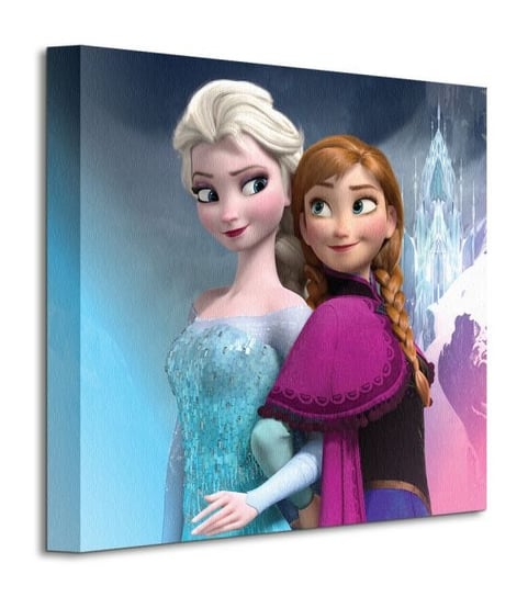 Frozen Anna and Elsa - obraz na płótnie Disney