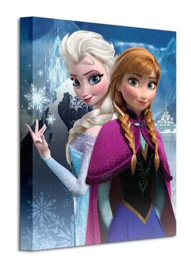 Frozen Anna and Elsa - obraz na płótnie Disney