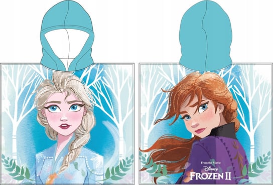 Frozen Kraina Lodu Poncho RĘCZNIK Kąpielowy Disney