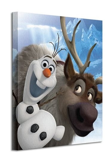 Frozen Olaf and Sven - obraz na płótnie Disney