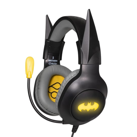 FRTEC – Zestaw słuchawkowy Batman Aurculares Gaming Headset, z kablem i Luz LED RGB, dla Playstation 5, PS4, Xbox Series X/S, Xbox One, Nintendo Switch, PC, Mac Game Technologies