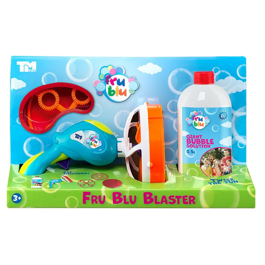 Fru Blu, bańki mydlane Blaster, zestaw Fru Blu