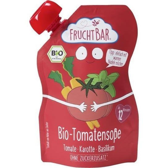 FruchtBar, Bio, Sos pomidorowy z bazylią, 190 g FruchtBar